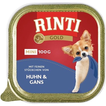 RINTI Ваничка Rinti Gold Mini Adult пиле и гъска 100 г