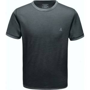 Schöffel Мъжко мериносово термобельо Schöffel Merino Sport Shirt Half Arm Merino base layer - Pirate Black - размер XL (015-1089-0214)
