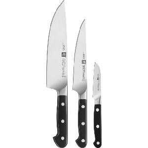 ZWILLING Нож за готвене, нож за колбаси и нож за белене Zwilling Pro 3 части (38447-003-0)