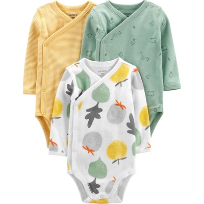 CARTER'S Body dlouhý rukáv Veggies neutrál LBB 3ks – Zbozi.Blesk.cz
