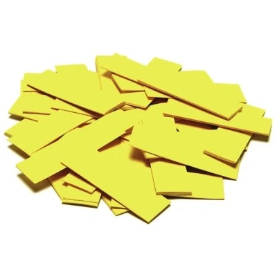 Tcm Fx Pomalu padající obdélníkové konfety 55x18mm žluté 1kg