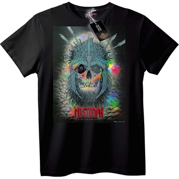 NOONEBRAND Тениска Mastodon Черепно изкуство - 2XL, White