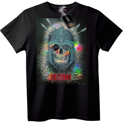 NOONEBRAND Тениска Mastodon Черепно изкуство - 2XL, White