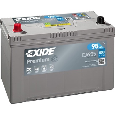 Exide Premium 12V 95Ah 800A left+ (EA955)