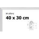 BFHM Plastový rám 40x30cm stříbrný
