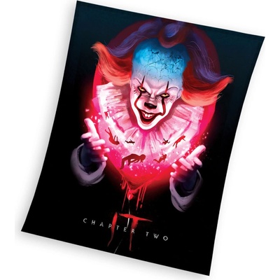 Carbotex Mikroplyšová deka IT Klaun Pennywise