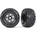 Traxxas колело 2.8/3.6", диск черен, гума Sledgehammer (2)