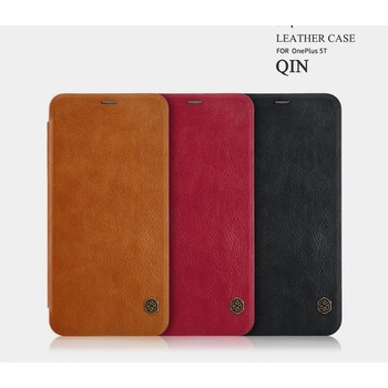 Image 1 of OnePlus 5T Nillkin Кожен Калъф и Протектор