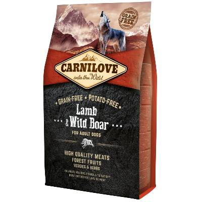 Carnilove Lamb & Wild Boar for Adult Dogs 4 kg