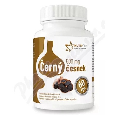 NUTRICIUS Čierny cesnak 500 mg 60 kapsúl