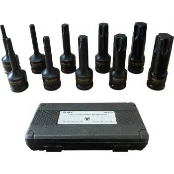 HAWEK Битове ударни 1/2", Тorx, T30-T100, HAWEK HW-2051, 10 части (HW-2051)