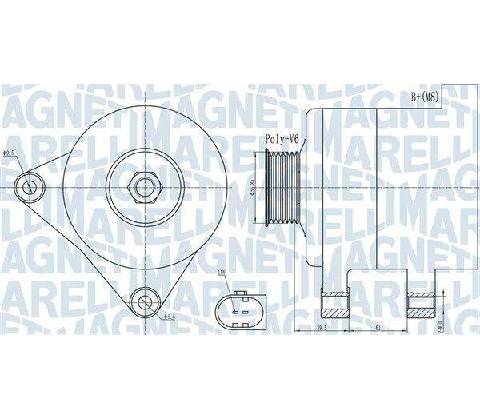 generátor MAGNETI MARELLI MQA2011