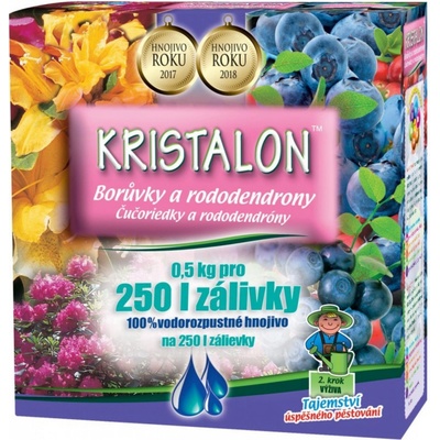 AGRO KRISTALON Čučoriedka a rododendrón 0,5 kg