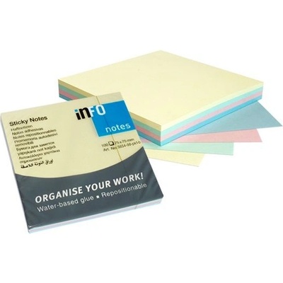 ЛИСТЧЕТА СЗЛ info notes 75/75 100Л 4ЦВх25БР ПАСТ