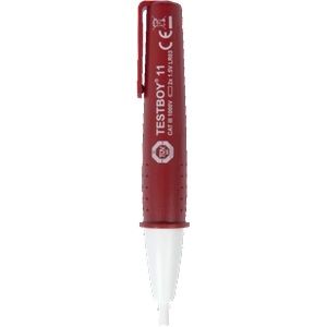 Testboy Детектор на напрежение безконтактен CAT III 110. . . 1000Vac, LED и звук, Testboy 11 - 4028532200664 (4028532200664)