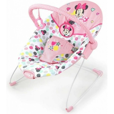 Bright Starts kojenecké lehátko vibrující Minnie Mouse