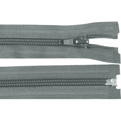 Prima-obchod Spirálový zip No 5 délka 45 cm bundový POL, barva 316 šedá neutrální