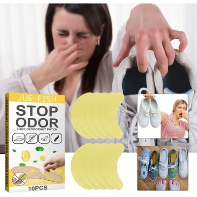 StopOdorPatch Лепенки за премахване на миризма от обувки, пачове против миризми 10бр. - StopOdorPatch (SN218715218715)