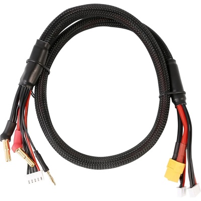 Gens ace tattu Кабел за зареждане Gens Ace 2S/4S Charge Cable: 4mm & 5mm Bullet With XT60 Connector GEAC001 (GEAC001)