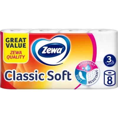 Zewa Classic Soft 3-vrstvý 8 ks