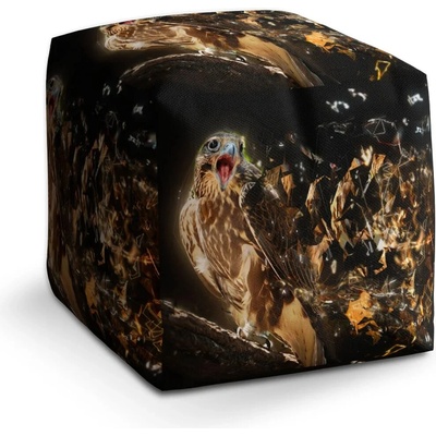 Sablio Taburet Cube Dravec: 40x40x40 cm