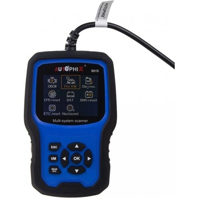 Autophix 9610 OBDII самодиагностика за VW, Skoda, Seat, Audi (9610 VW CZ)