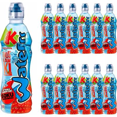 Kubuś Waterrr jahodová 12x0,5 l