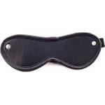 Rouge Leather Blindfold Eye Mask Black