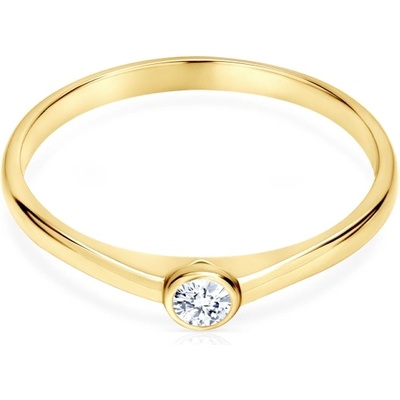 SAVICKI Годежен пръстен savicki: злато, диамант