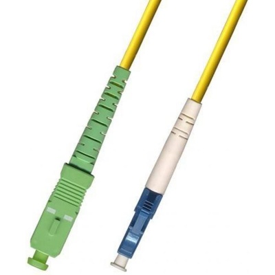 Conneu LC-UPC-SC-APC Сингъл мод 9-125, 0.5 метра (CNFJ-LCSCAOS2SYE3mm-0.5)