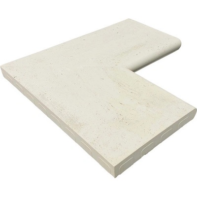Bazénový lem Presbeton Verto vnitřní roh 600x600x45 mm reliéfní slonovinový – Zboží Dáma