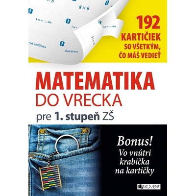 Matematika do vrecka pre 1. stupeň ZŠ