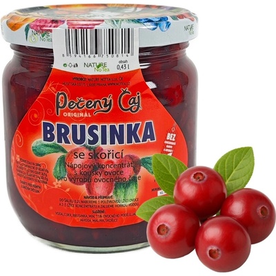 Nature NoTea Pečený čaj Brusnica so škoriacou 430 ml