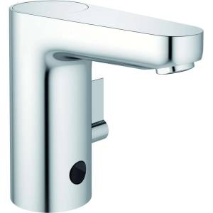 Ideal Standard CeraPlus - Сензорна смесителна батерия за умивалник, захранване от батерия 6V, хром A6145AA (A6145AA)