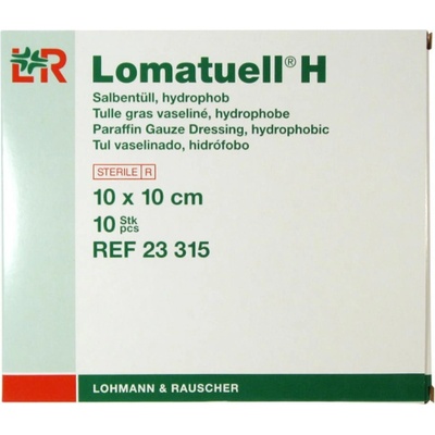 Lomatuell H Tyl mastný sterilní 10 x 10cm 10 ks – Zboží Mobilmania