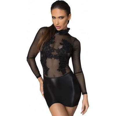 NOIR Handmade Черна рокля Чувствена доминанта, m