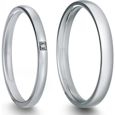 7 Angelic eyes Snubní ocelové prsteny Kristoff a Anna 046