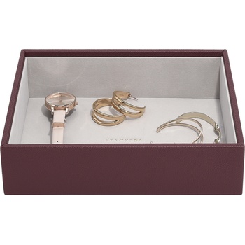 Stackers Classic Stackers Кутия за часовници и бижута, бордо (76867)