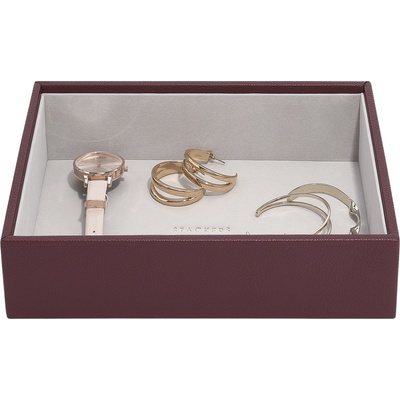 Stackers Classic Stackers Кутия за часовници и бижута, бордо (76867)