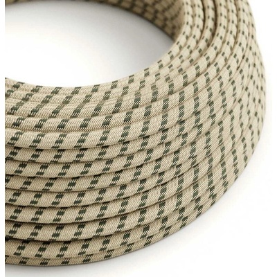 Creative Cables RD54 2x0,75mm² pruhy antracit 1 m