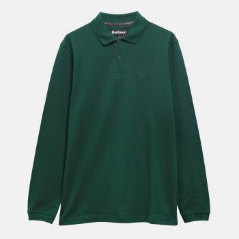 Barbour Блуза с яка Barbour Mens Essentials Long Sleeve Polo Shirt - Seaweed GN73