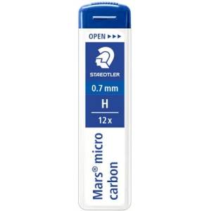 STAEDTLER Графитно олово, H, 0, 7 mm, STAEDTLER "Mars Micro Carbon 250" 250 07-H (250 07-H)