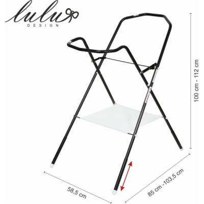 Lulu Design Vanový stojan 100 cm černý