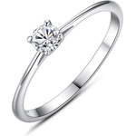 Silenti Jewelry Сребърен пръстен "Душевност" - 6 - 52мм (16.6мм диам. )