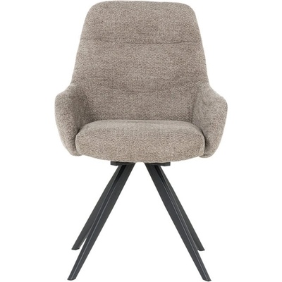 Carmen Трапезен стол Carmen ASCOT, до 120kg. , дамаска, прахово боядисана метална база, капучино (bt-3532385)