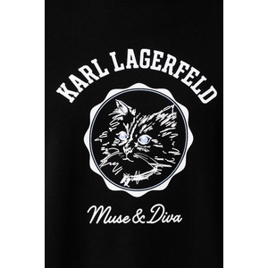 Karl Lagerfeld тениска дамска от памук (B4W17084)