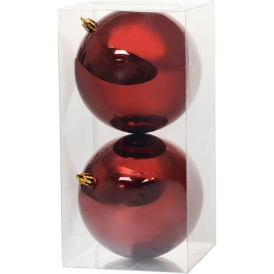 Gule MagicHome Vianoce, 2 ks, bordové, na vianočný stromček, 12 cm