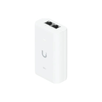 Ubiquiti PoE++ Adapter; Delivers up to 60W of PoE++; Surge, peak pulse, and overcurrent protection; Contains RJ45 data input, AC cable with earth ground, and PoE++ output; LED indicator for status monitoring (U-POE-PLUS_PLUS-EU)