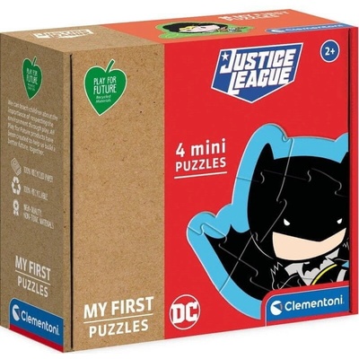 CLEMENTONI Play For Future Moje první Justice League: Superhrdinové 4v1 3,6,9,12 dílků