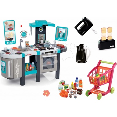 Smoby kuchynka Tefal French Touch a kuchynské spotrebiče Tefal 311206-21